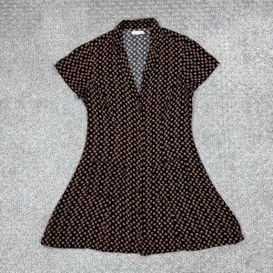 silence + noise | Dresses | Silence Noise Mini Dress Black Rayon Scoop Neck Adjustable Clip Straps Xs